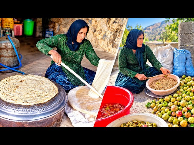 Work, Effort, and Hope for the Future; From Baking Bread to Preparing Pomegranates in the Village 