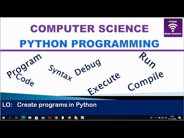 Python Programing Essentials 1: Computer Science