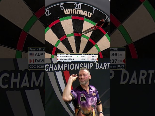 TALK ABOUT SCORING POWER! #darts #champdarts #final