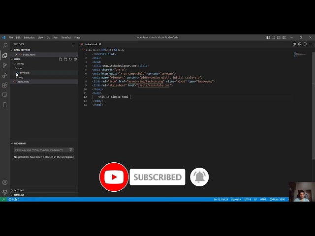 open a browser window in a visual studio code #vscode