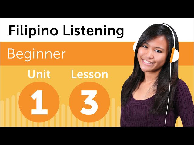 Filipino Listening Practice - Getting Some Groceries in the Philippines