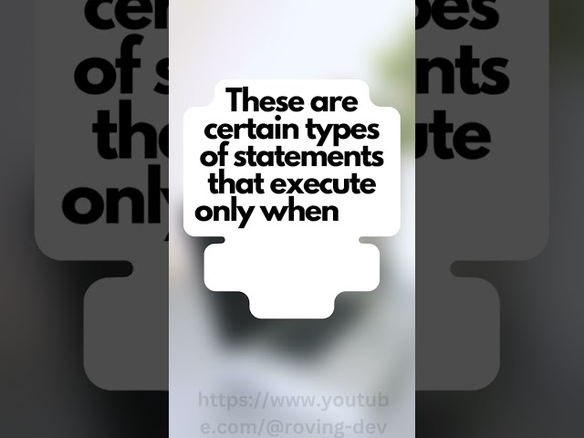JAVA Jargons Conditional Statements #shorts
