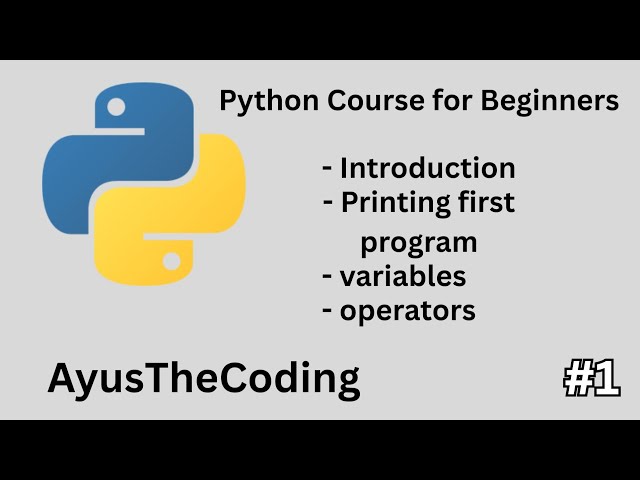 Python Tutorial for Absolute Beginners #1 🐍 | Introduction, Variables & Operators