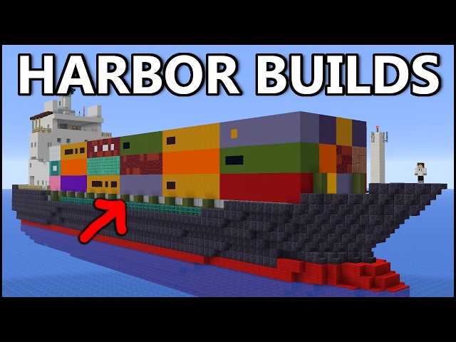 Minecraft: 15+ Harbor Build Hacks!
