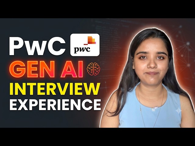 PWC Gen AI Engineer | Interview Experience