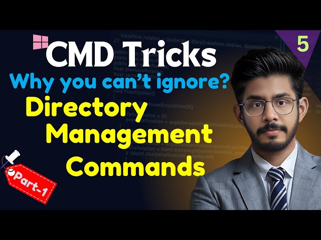 Directory management commands | File and Directory Management | Part-1