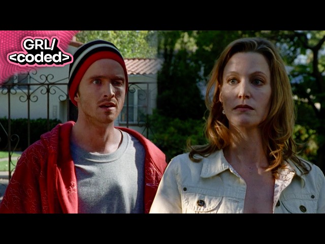 breaking bad (2008) - skyler almost catches jesse dragging a corpse across the driveway