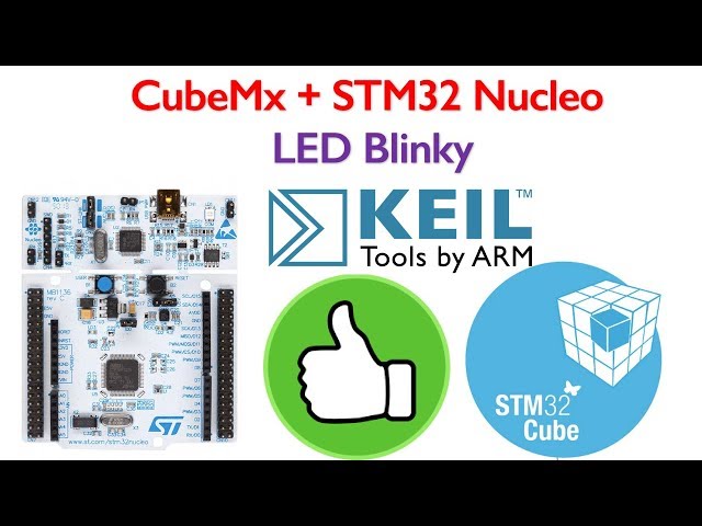 STM32 Nucleo Tutorial 1- LED Blinking code generation using STM32CubeMx for Keil
