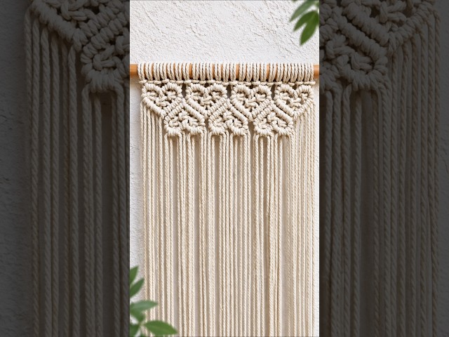 Macrame Lark's Head Knot Tutorial #macrame #macrameknots #macrameknot #knots #knot #knottutorial
