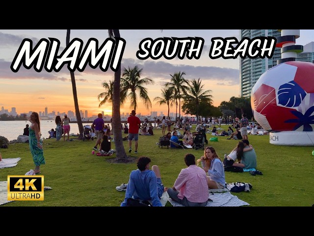 South Pointe Miami Evening Walk 2026 | 4K