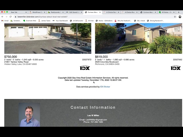 Making Blog posts or pages on PureIDX websites using IDX Broker Lite Saved Links