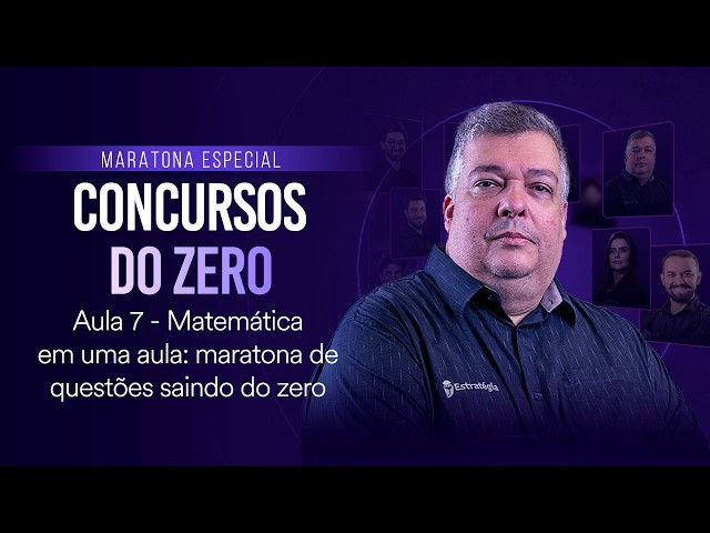 Matemática em uma aula: Maratona de questões saindo do zero