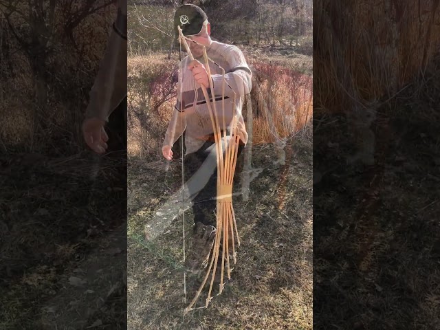 Unreal Bow in a Real Life 🏹🎯 #archery #diy #longbow