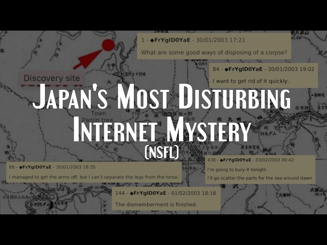 The 2channel Corpse Disposal Thread | Internet Mysteries