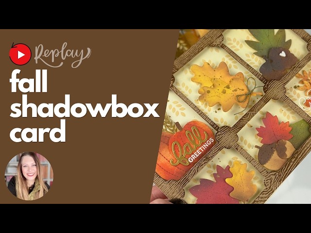 How to Make a Shadowbox Card: Pretty Pink Posh Fall Release