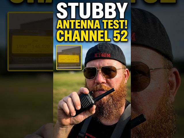 Testing the KY4GM signal with a stubby antenna on channel 5 2