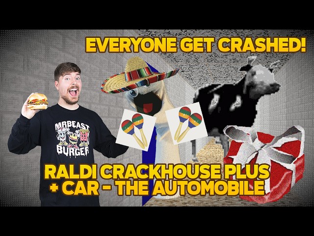 Everyone Gets Crashed! | Raldi’s Crackhouse Plus + Car Driving