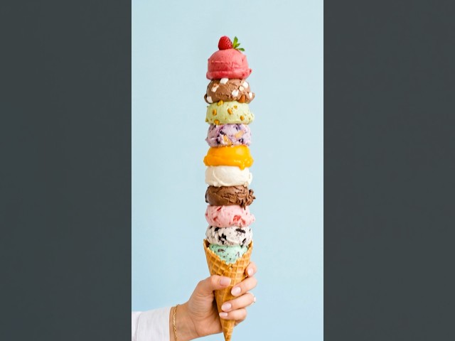 Count to ten with ICE CREAM! 🍦 #preschool #kidssongs #kidsvideo #counting