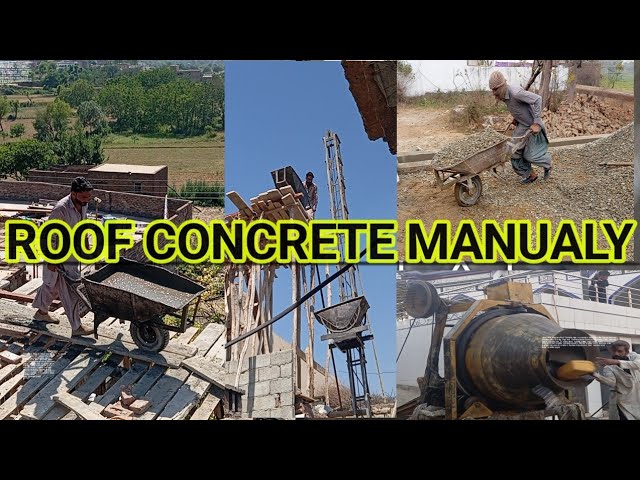 Concrete WORK | CEMENT MIXER MACHINE| HARD WORK #cementconstruction #cementwork #diycement 
