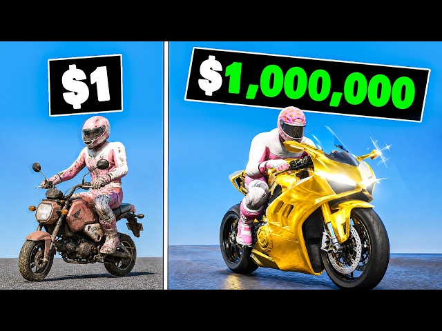 Every Time I Crash, My Bike Gets MORE EXPENSIVE in GTA 5