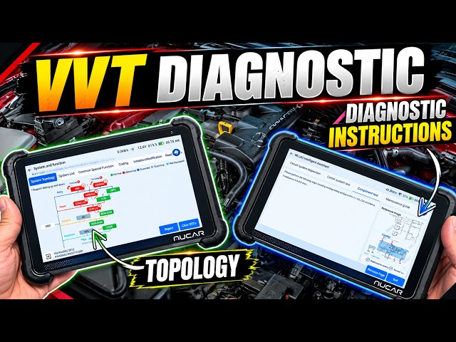 Rough Engine & VVT Malfunction Diagnostic | MUCAR 892BT Pro