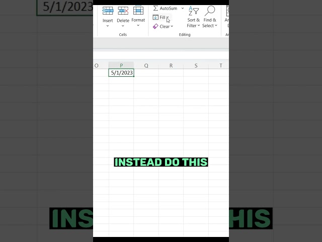 Fill Dates Quickly In Excel | Excel Tips & Tricks