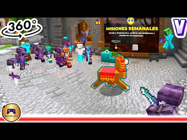 Piñata in Virtualhit [Minecraft VR 360] #minecraft360