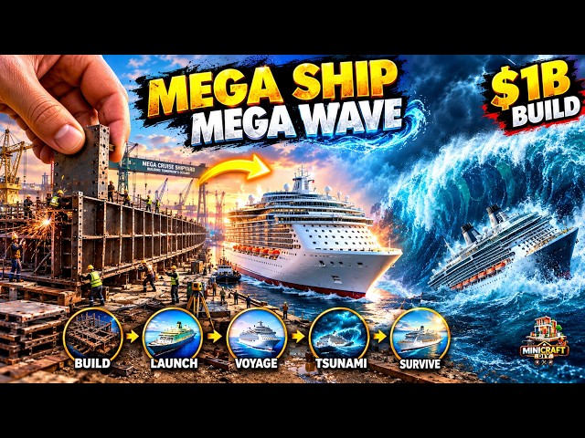 How This Tiny Steel Frame Became a Mega Cruise Ship 🚢