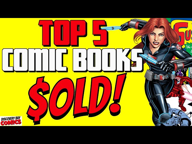 TOP 5 Comics Most Expensive Comic Book SALES Today Key Books Speculation Ep12