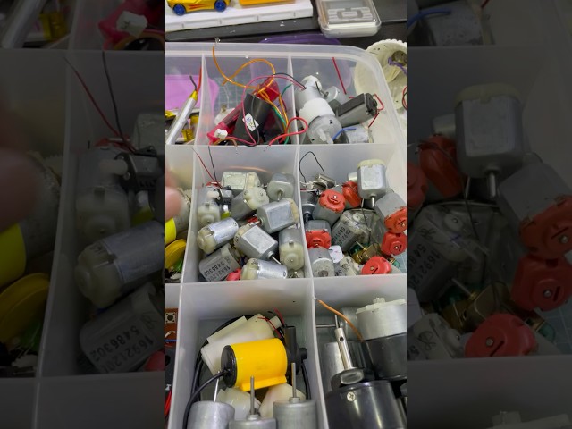 I Gave This Tiny Motor 3.7V… IT WENT OUT OF CONTROL! 😱⚙️ #diyelectronics #dcmotor