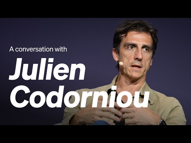 A conversation with 20VC General Partner Julien Codorniou