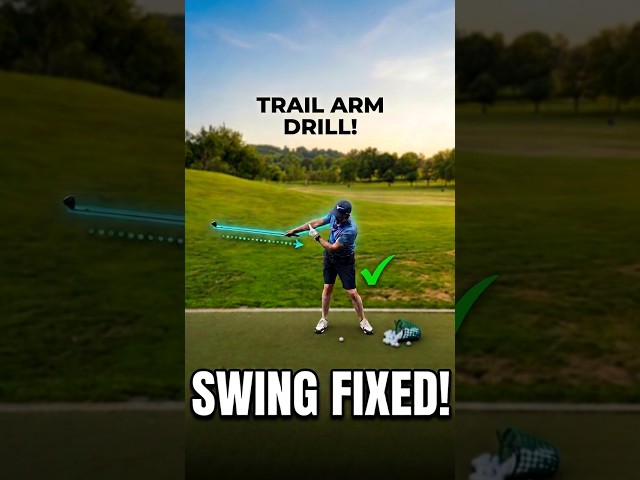 Fix Your Golf Swing With This TRAIL ARM DRILL #golf