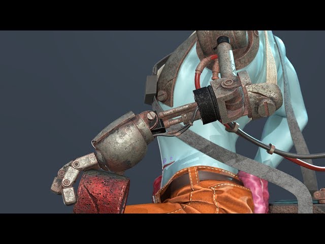Hard Surface Character Modeling + Texturing: Maya  + Substance Painter