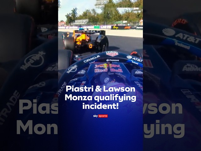 The moment that earned Oscar Piastri a three-grid place penalty for his block on Liam Lawson 👀