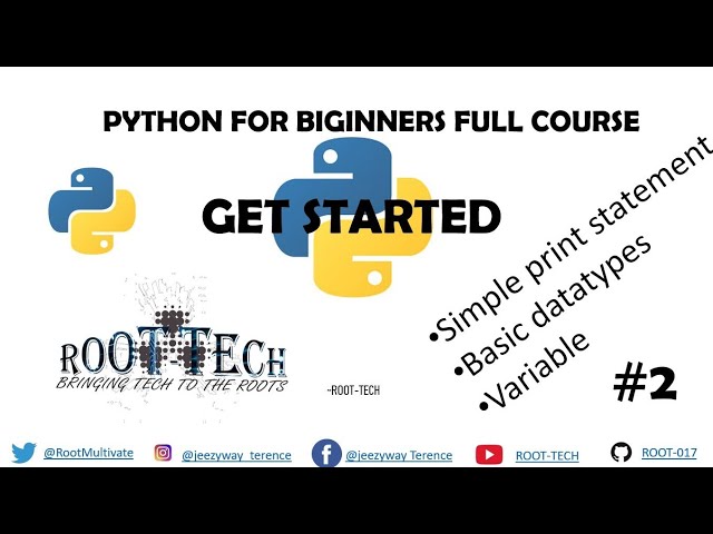 Python For Beginner Full Course Module #2