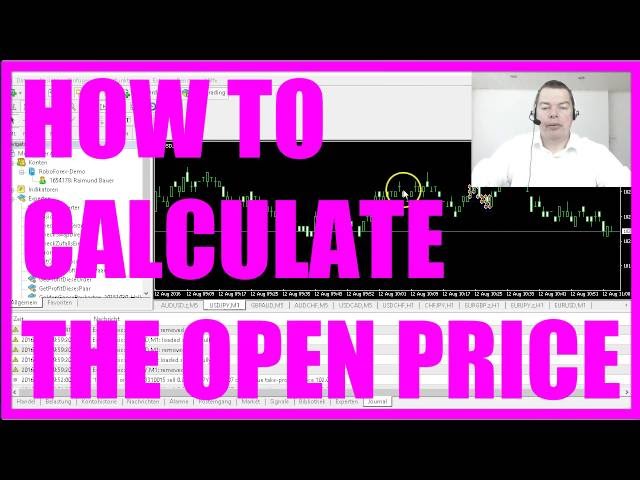 MQL4 Tutorial Basics   OPEN function or how to calculate the open price of a particular candle