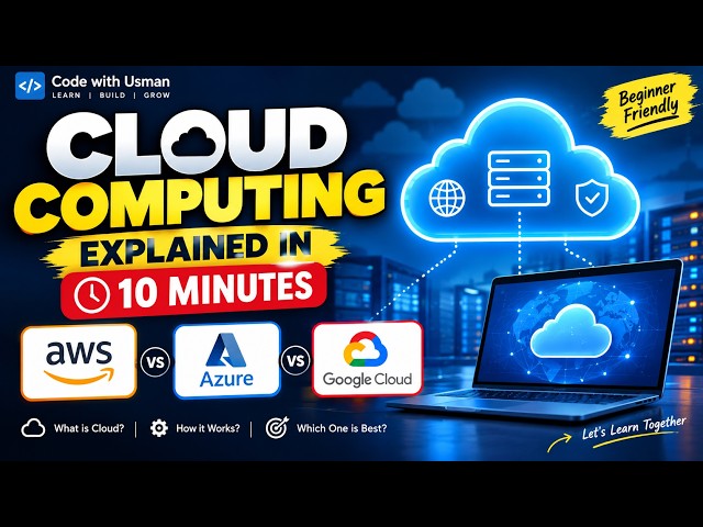 Cloud Computing Explained in 10 Minutes ☁️ | AWS vs Azure vs Google Cloud