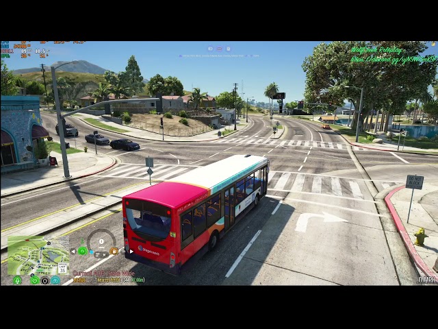 Stagecoach San Andreas | Route Learning | Route 2 | Mirror Park Circular