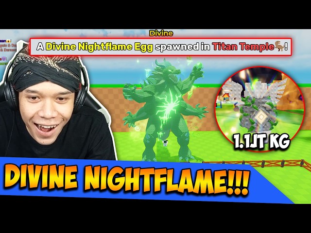 Aku Mendapatkan Divine Nightflame Titan 1,1Jt KG !!! Steal An Egg Roblox
