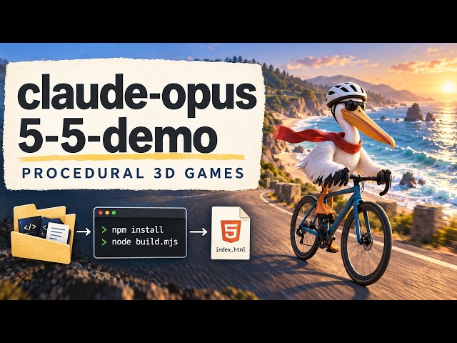 claude-opus-5-5-demo Overview: Procedural 3D Games in Single-File Web Apps