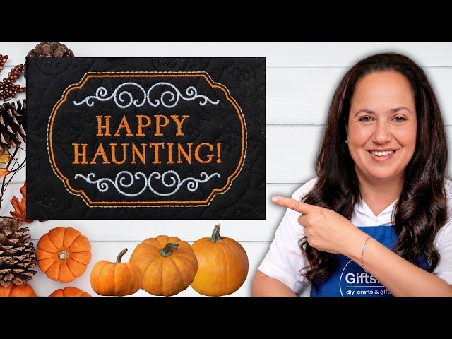 How To Stitch the Happy Haunting Block | Kimberbell Pumpkins & Potions