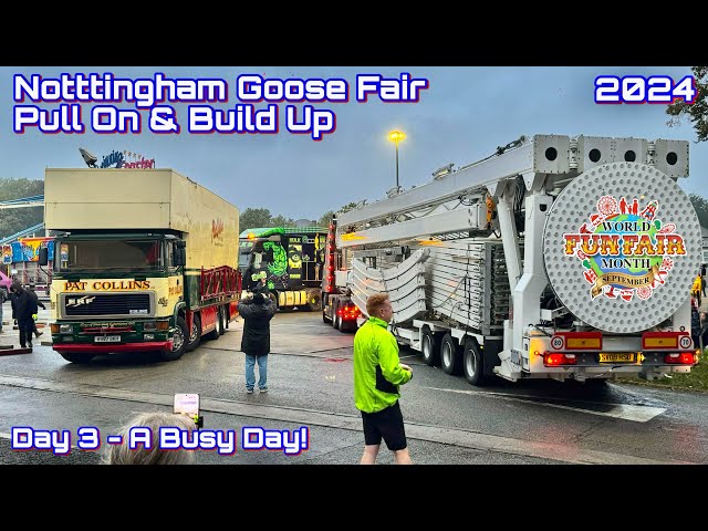 Nottingham Goose Fair Pull On & Build Up September 2024 (Day 3 - Sunday)