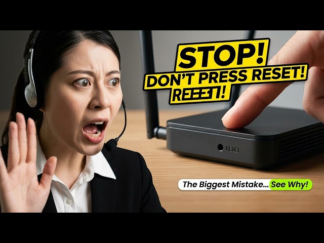 Router Resetting: The Biggest Mistake Home Users Make