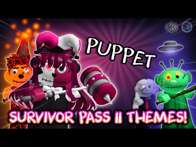 All Pack 11 Survivor Pass Skin Themes ~ [Roblox Puppet]