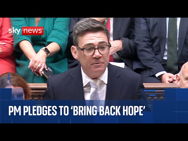 Burnham faces MPs for first time as Prime Minister