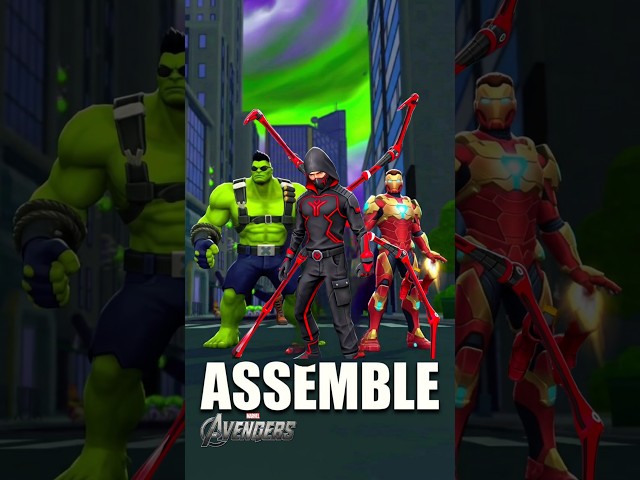 Avengers Assemble Epic Scene in Spider Fighter 3 🔥 #shorts #avengers