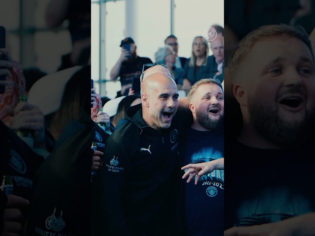 From Busking to Playing for Pep Guardiola #mancity #shorts #pepguardiola