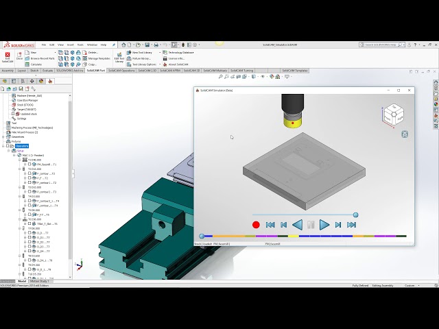 SolidCAM 2019: Simulator Overview