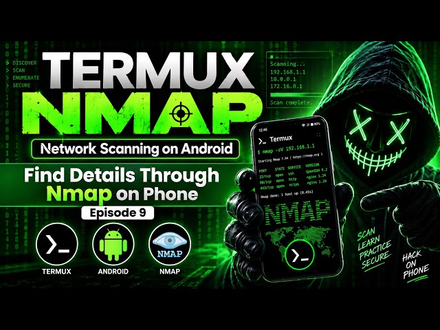 Nmap on Android?! 😳 Learn Network Scanning with Termux | Episode 9
