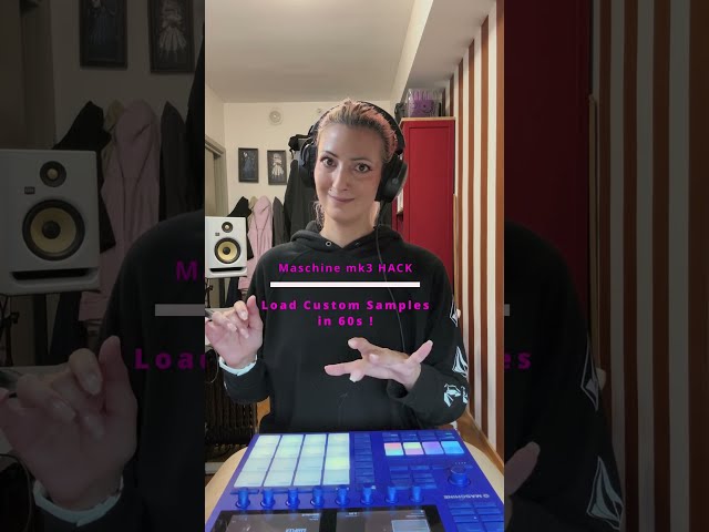 Load YOUR samples to Maschine mk3 in 60s
